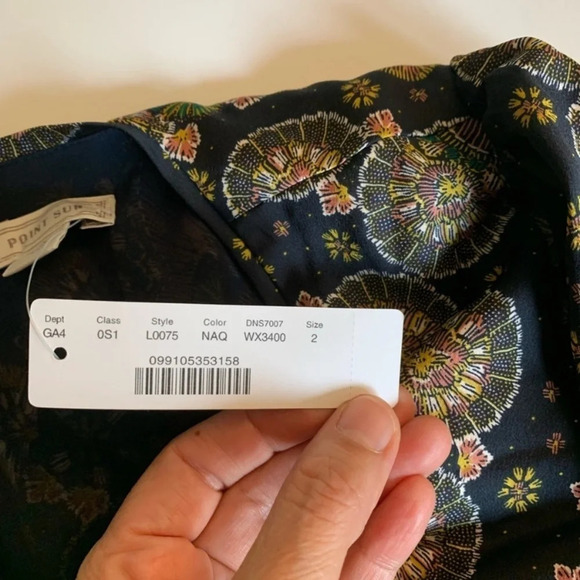 J CREW Point Sur Long Sleeve
Paisley Maxi Dress  size 2 - Picture 8 of 15